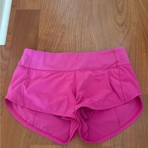 Women's Pink Lulu Athletic Shorts